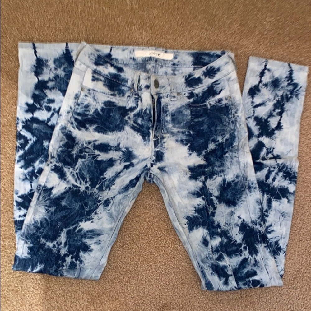 Kids acid wash jeans